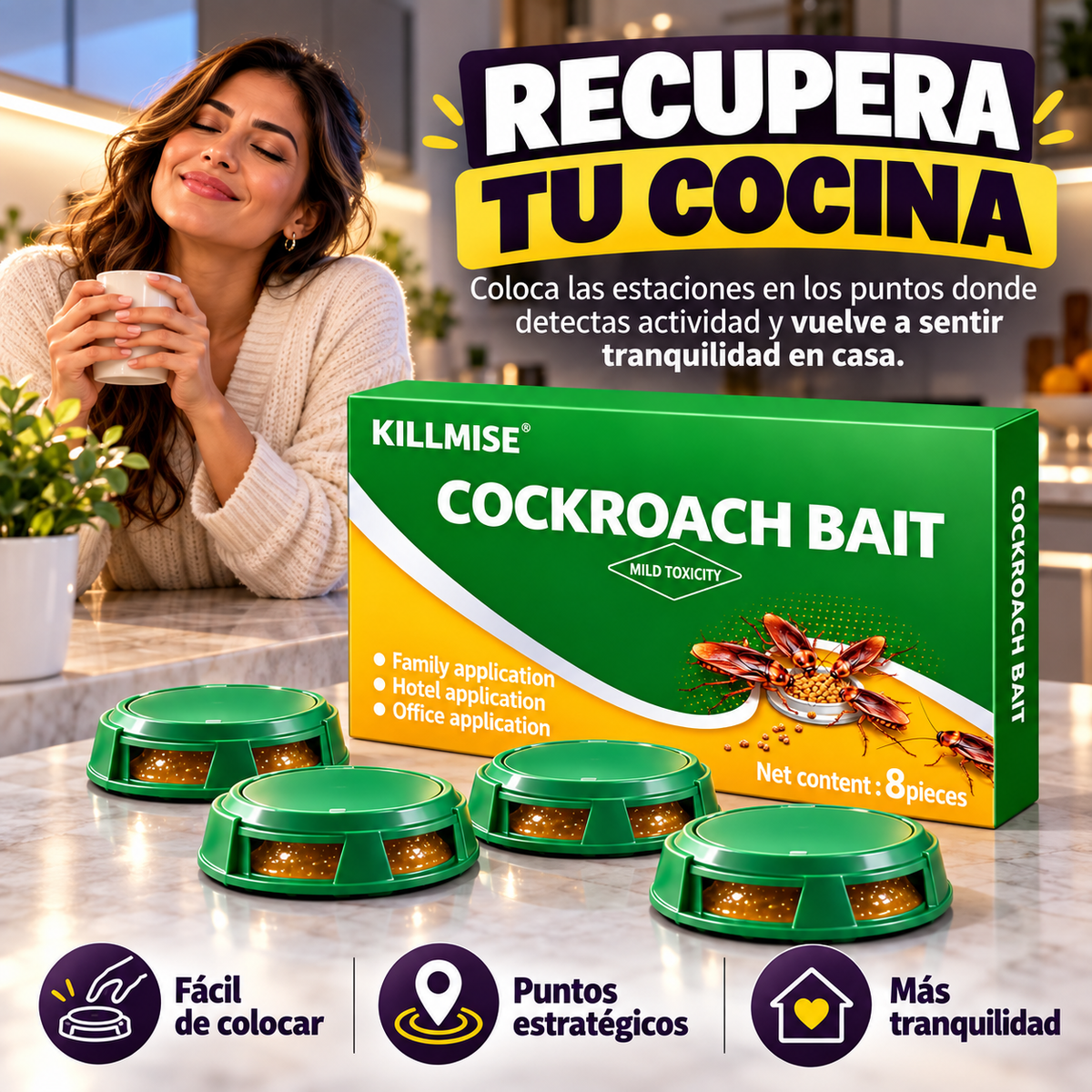 KukarZero™ | Cebo en gel para eliminar cucarachas