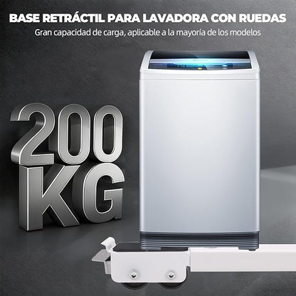 Base con ruedas ajustable universal 🔧