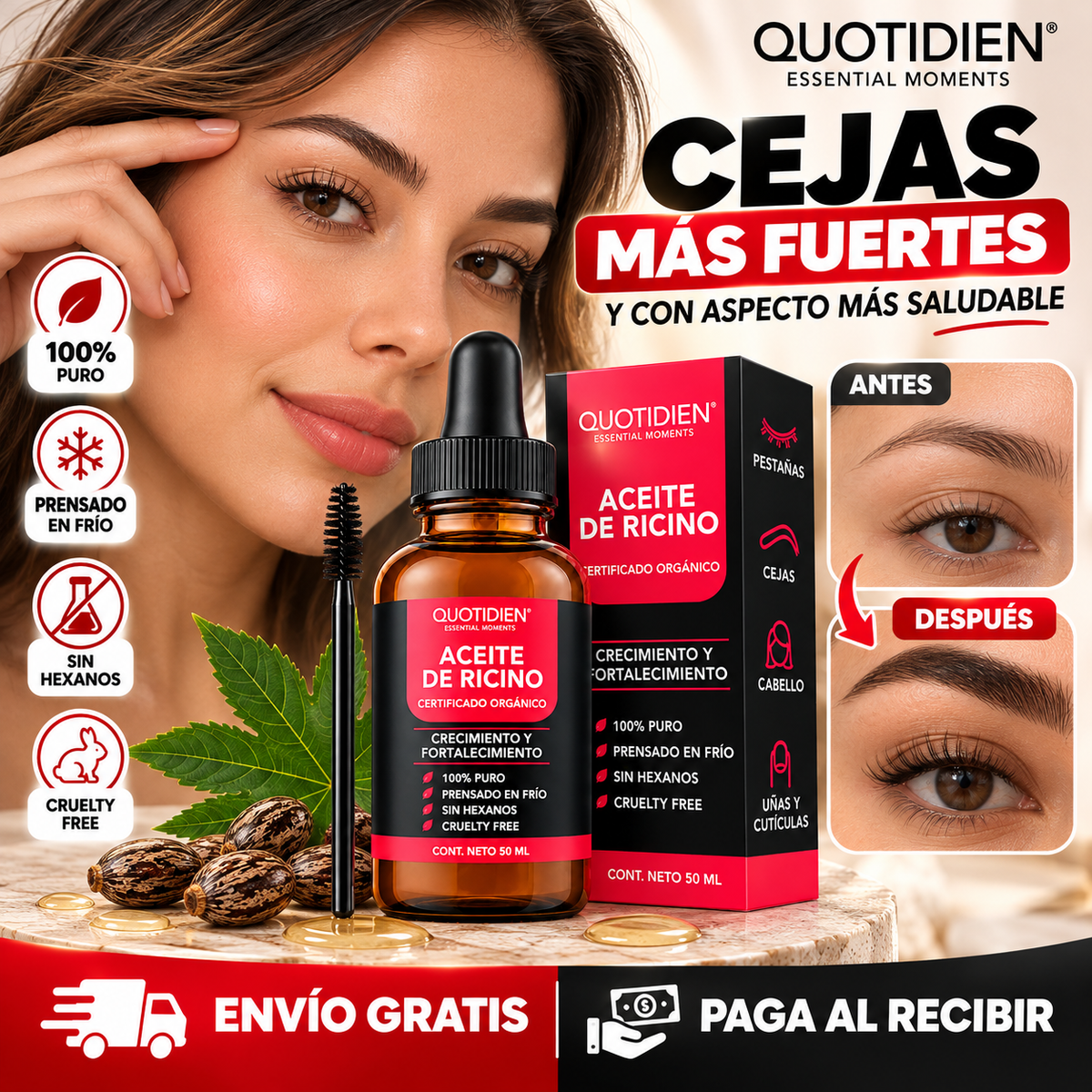 💖 Cejabella™ | Aceite de Ricino para Cejas