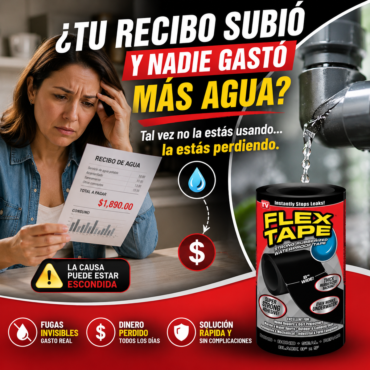 HidroSella™ | Cinta Impermeable de Máxima Adhesión