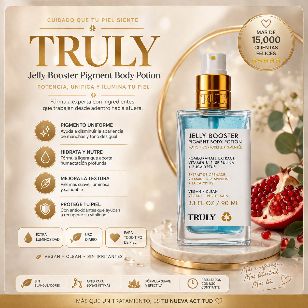 Jelly Booster™ │ Suero Despigmentante para Zonas Íntimas y Delicadas