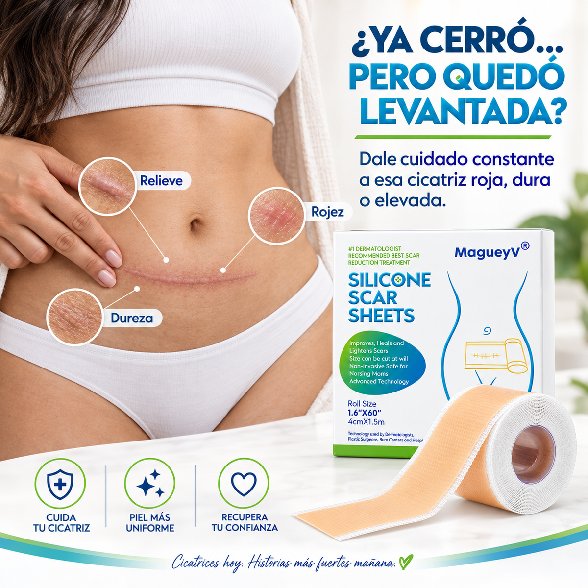 CicaFix™ | Cinta para el Cuidado de Cicatrices