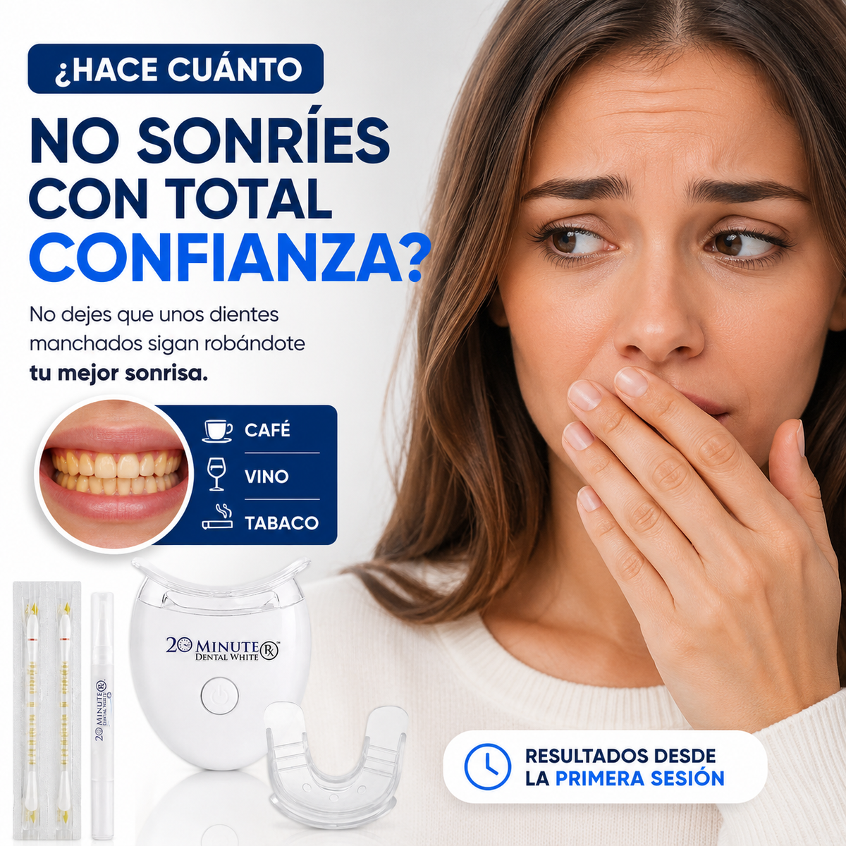 LumiDent™ | Kit Blanqueador Dental Profesional ✨