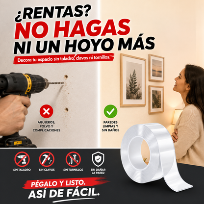 FIXORA™ | Cinta Doble Cara Ultra Fuerte