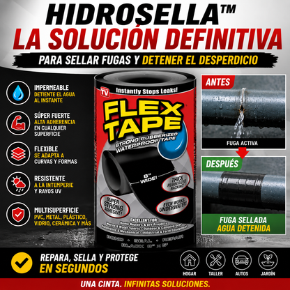 HidroSella™ | Cinta Impermeable de Máxima Adhesión