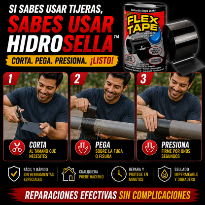 HidroSella™ | Cinta Impermeable de Máxima Adhesión