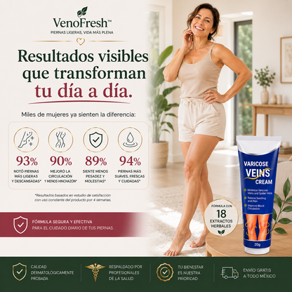 VenoFresh™ │Crema Reparadora para Piernas