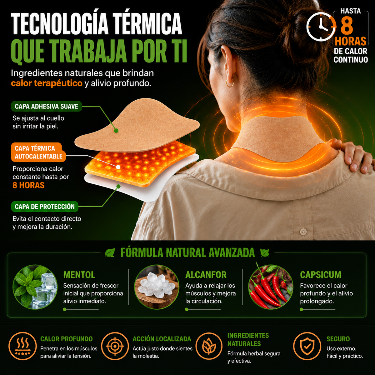 AliviaMax™ | Parches de Alivio para Cuello