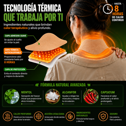AliviaMax™ | Parches de Alivio para Cuello