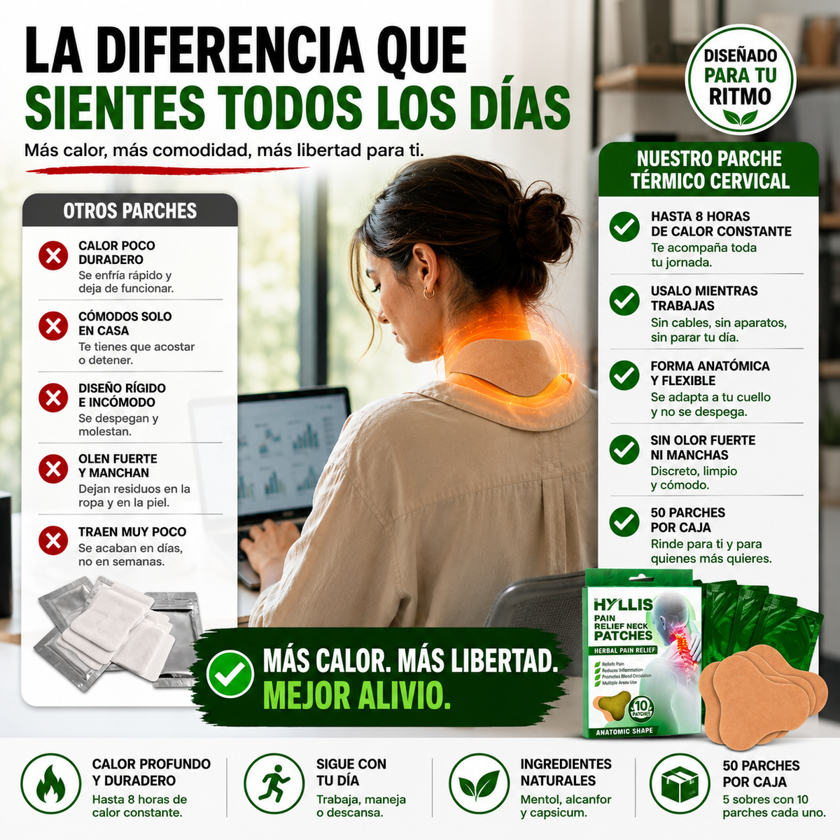AliviaMax™ | Parches de Alivio para Cuello
