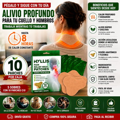 AliviaMax™ | Parches de Alivio para Cuello