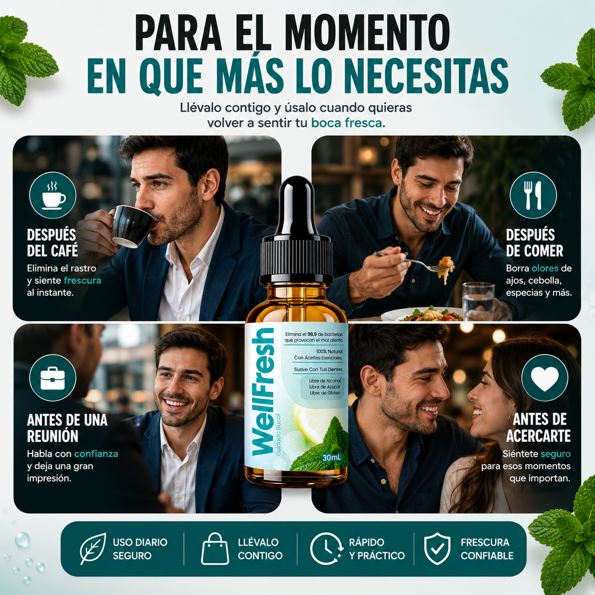 AlientoFresh™ | Gotas para el Mal Aliento