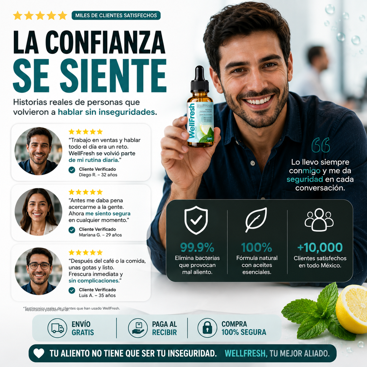 AlientoFresh™ | Gotas para el Mal Aliento