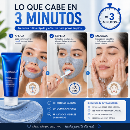 Medicube™ | Mascarilla Purificante Anti-Puntos Negros