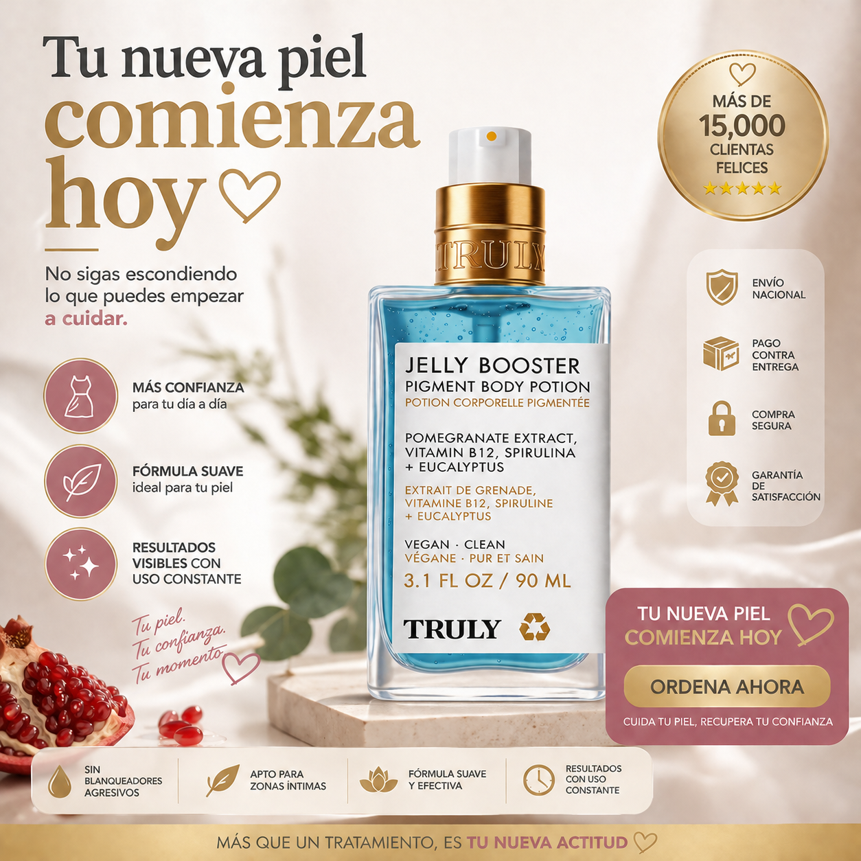 Jelly Booster™ │ Suero Despigmentante para Zonas Íntimas y Delicadas