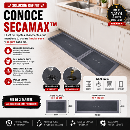 SecaMax™ | Set Premium de Tapetes Absorbentes