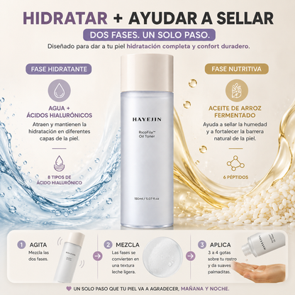 HAYEJIN™ | Tónico Facial para Piel sensible y deshidratada