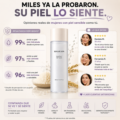 HAYEJIN™ | Tónico Facial para Piel sensible y deshidratada