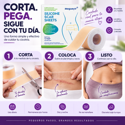 CicaFix™ | Cinta para el Cuidado de Cicatrices