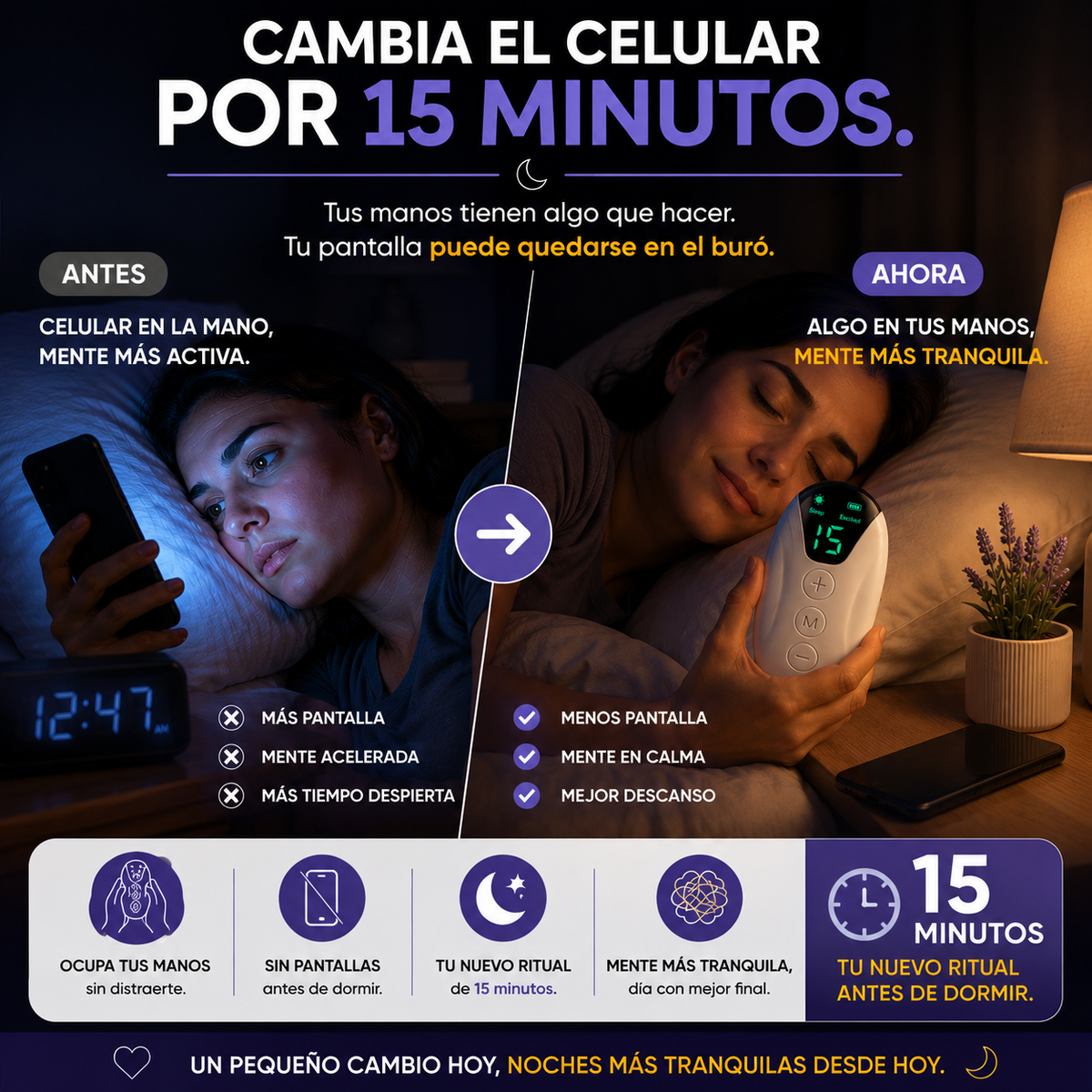 Nuvora™ | Dispositivo de Relajación para Dormir