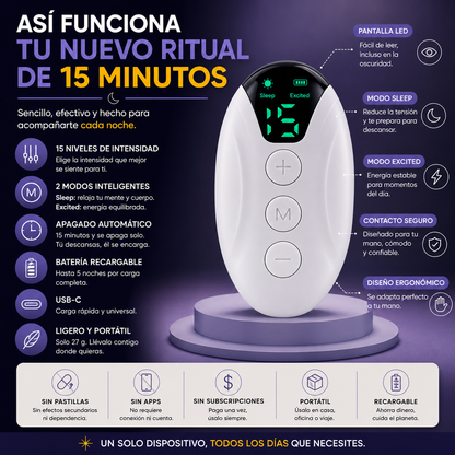 Nuvora™ | Dispositivo de Relajación para Dormir