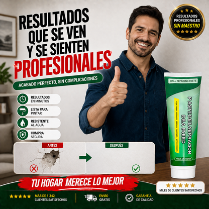 ReparaMax™ | Pasta Reparadora Instantánea para Paredes