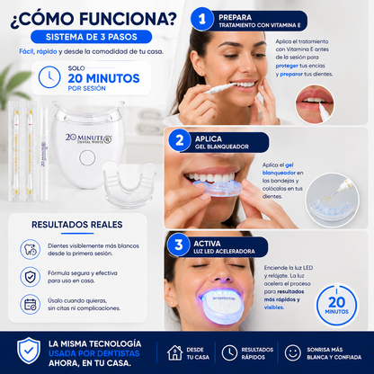 LumiDent™ | Kit Blanqueador Dental Profesional ✨