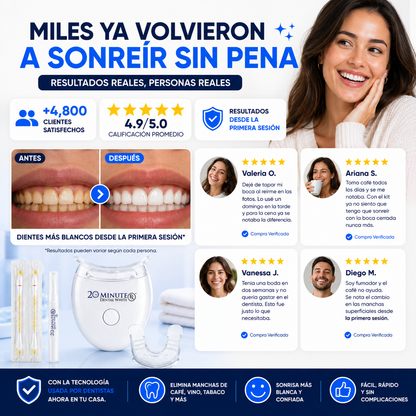 LumiDent™ | Kit Blanqueador Dental Profesional ✨