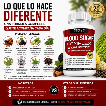 GlucoVitaX™ | Suplemento Para El Azúcar En La Sangre