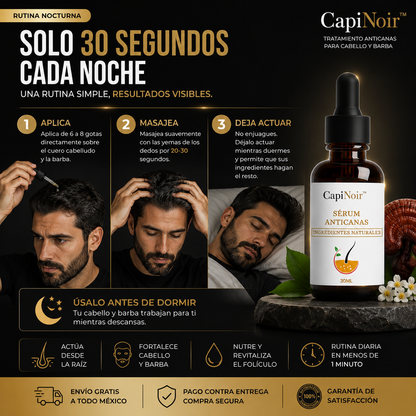 CapiNoir™ │ Aceite Anti-Canas