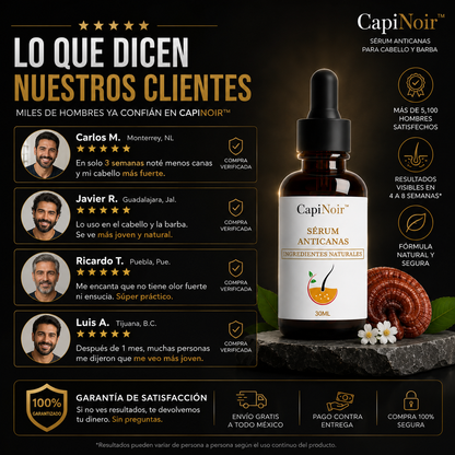 CapiNoir™ │ Aceite Anti-Canas