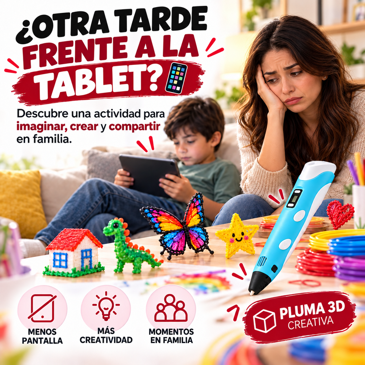 ImagiMax™ 3D — Pluma Creativa que Da Vida a tu Imaginación
