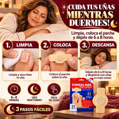 NailVive™ | Parches Nocturnos para la Restauración de Uñas Dañadas