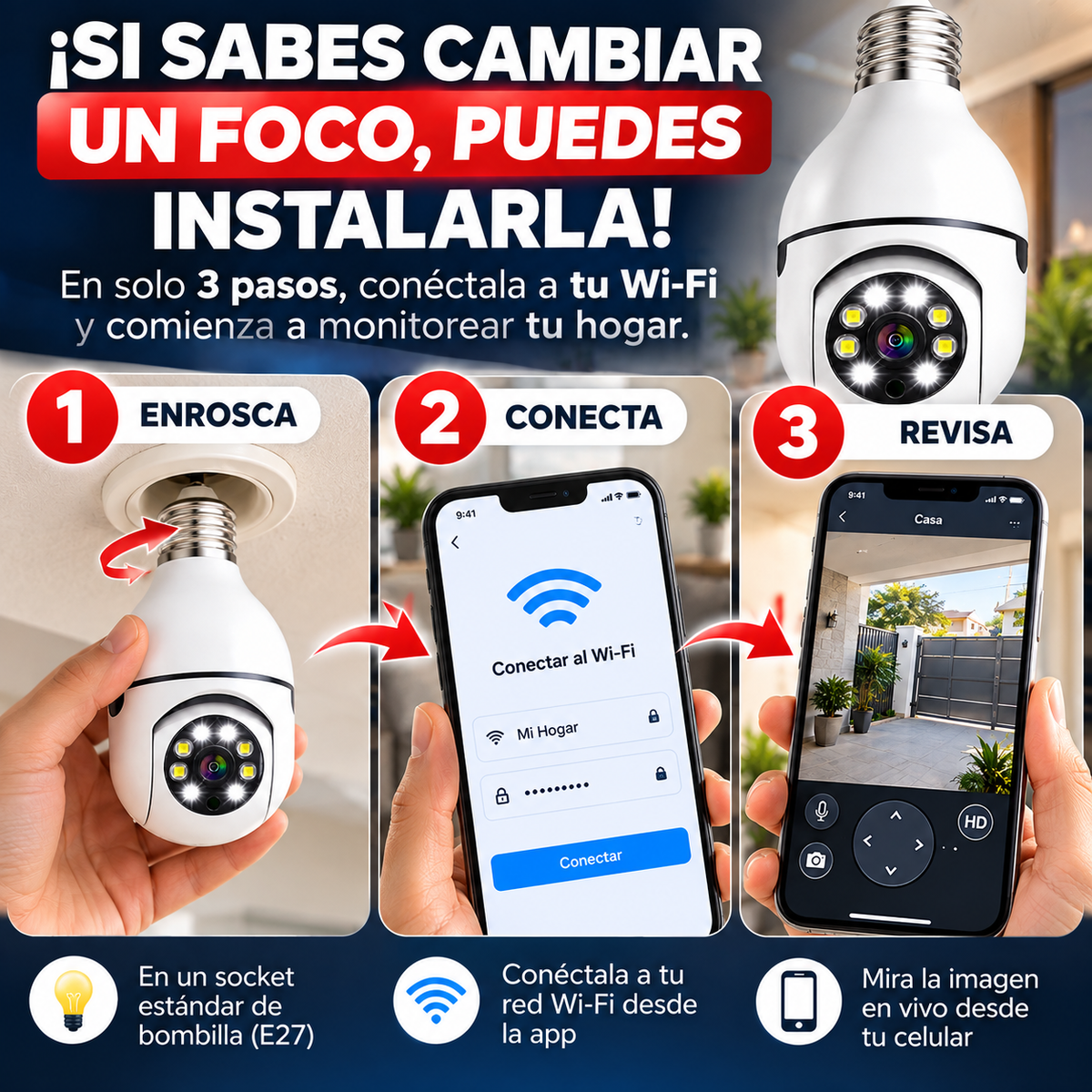 VigiPro™ 360° | Cámara Foco Inteligente