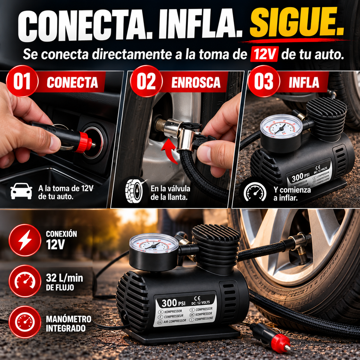 AeroVolt™ | Infla. Sigue. Llega.