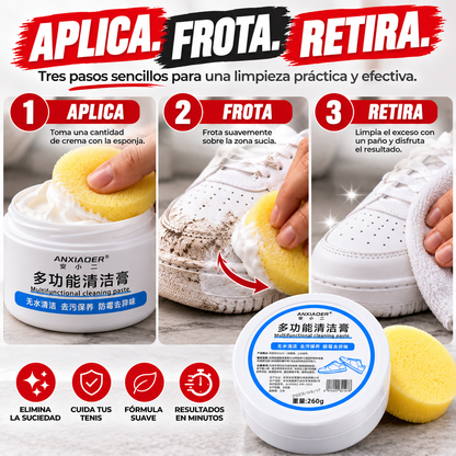 TenisClean™ | Crema Limpiadora de Tenis 260 g