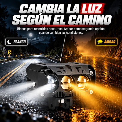RaptorBeam™ | Faro LED Triple Lente de Alta Potencia