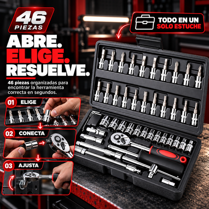 MecaMax™ 46 | Kit Completo de Herramientas