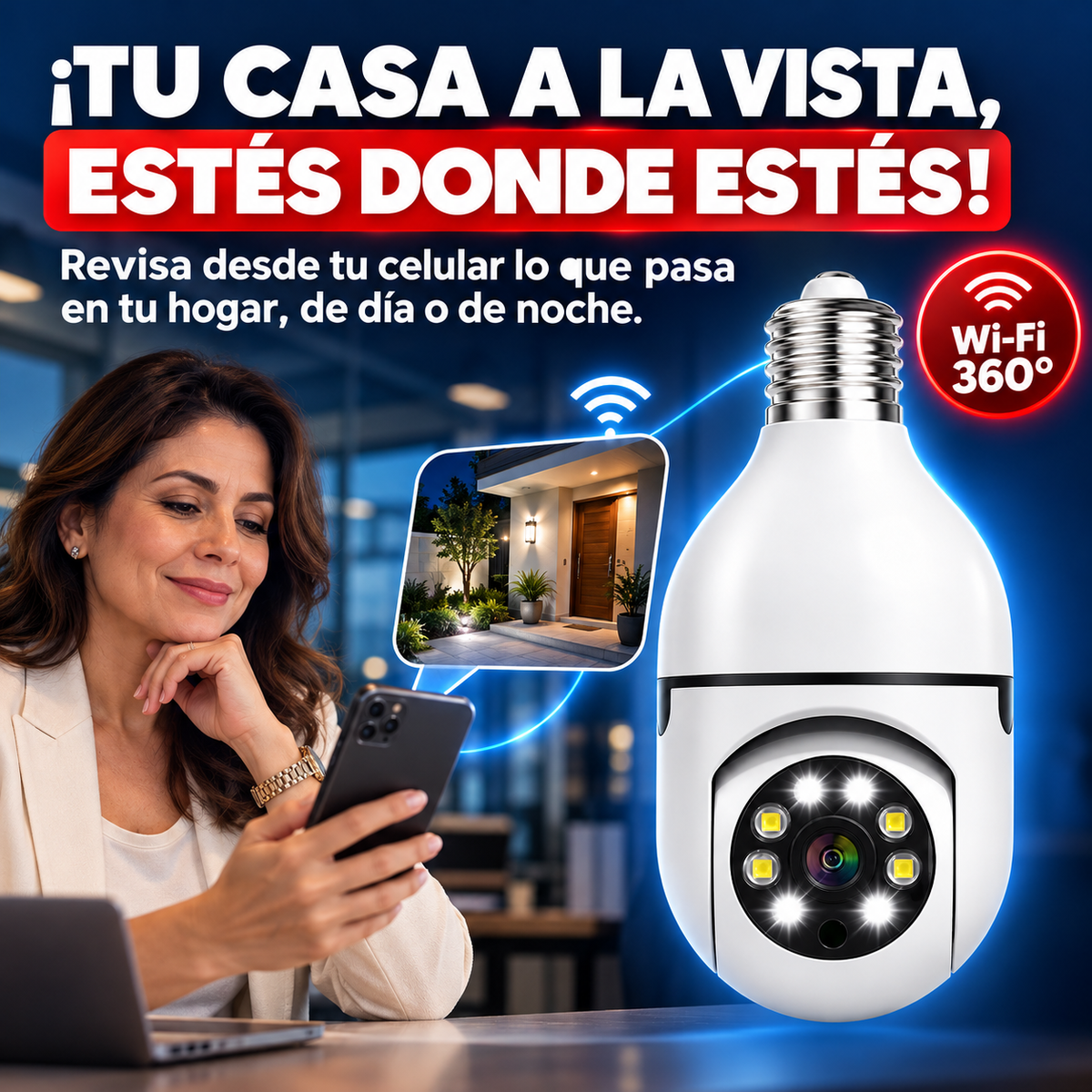 VigiPro™ 360° | Cámara Foco Inteligente