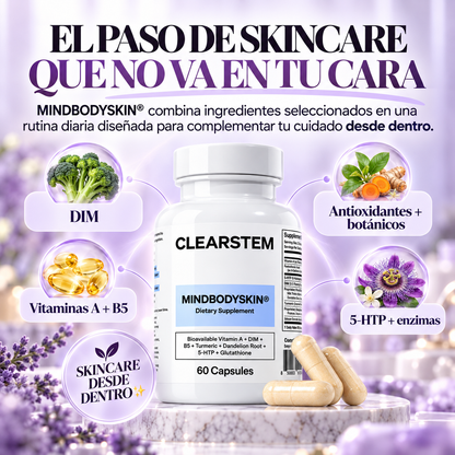 CLEARSTEM MINDBODYSKIN® | Rutina Premium de Skincare Desde Dentro