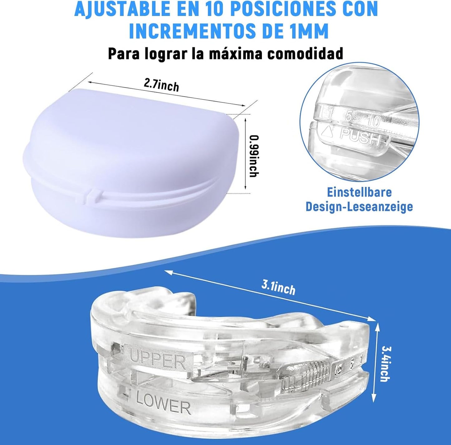 Bucal Antironquidos Ajustable 😴