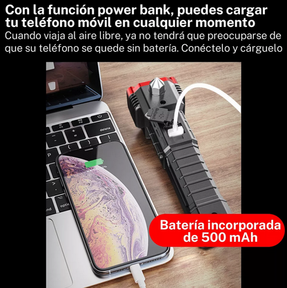 🚨 Linterna Táctica de Emergencia 🛡️